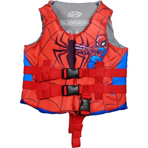 Marvel Spidey Reversible Boat,‎ Inflatable Pool Floats and Kids Pool for Boys